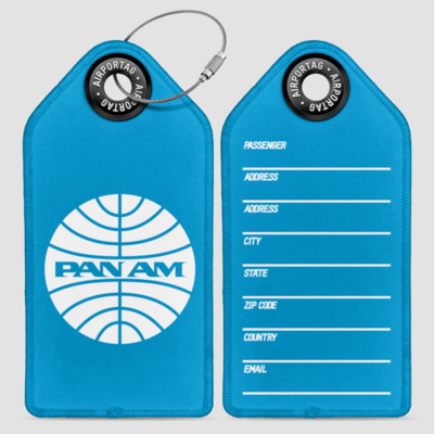 WHAT-2 Pan Am Logo  Luggage Tag