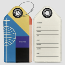 WHAT-2 Pan Am Bauhaus Color Luggage Tag
