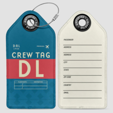 WHAT-2 DL Crew Luggage Tag