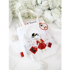 XMAS Claris the Mouse Canvas Book Bag x FAO Schwarz