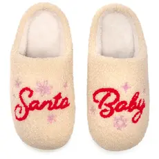 XMAS Santa Baby Christmas Slippers