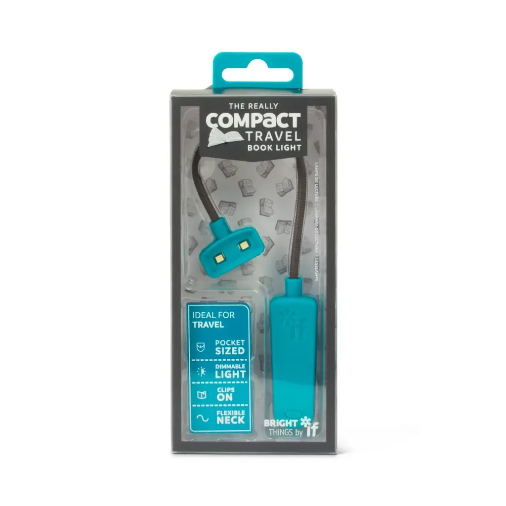 IF- The Really Compact Travel Book Light in Turquoise