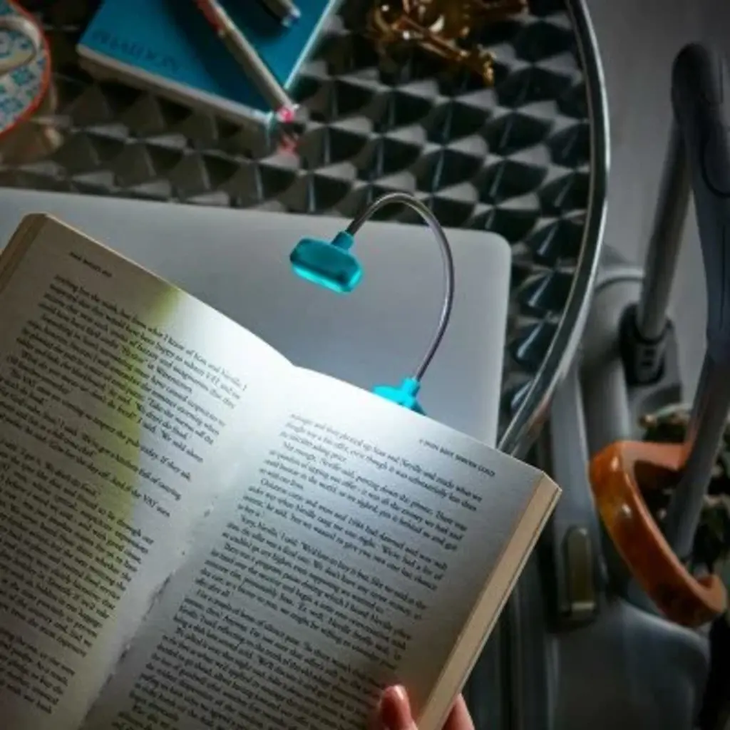 IF- The Really Compact Travel Book Light in Turquoise