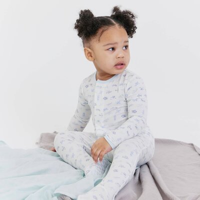 WH1MM Airplanes Footie Baby Sleeper
