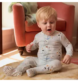 WHMMe- Sea the World Footie Baby Sleeper