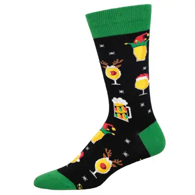 XMAS Beer Fest Mens Christmas Socks