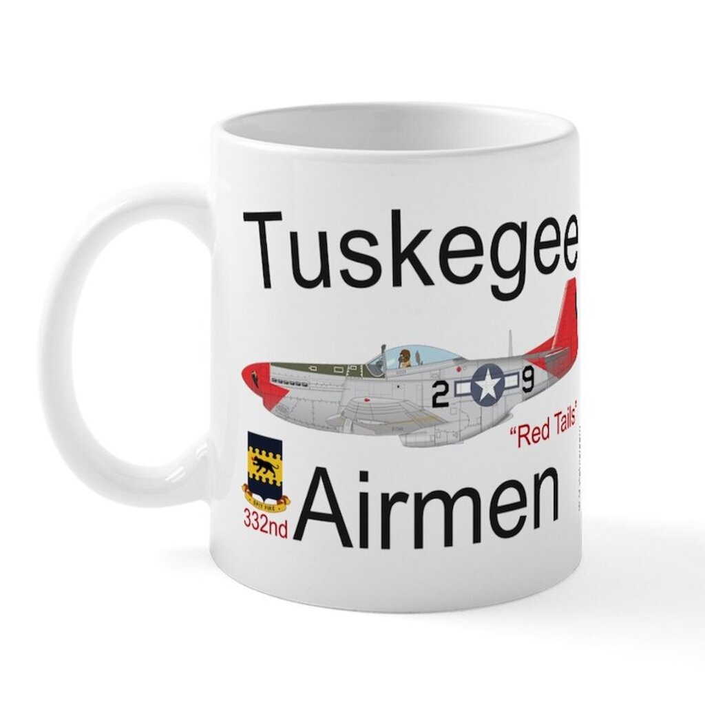 WH1DEL Tuskegee Airmen P-51 Coffee Mug