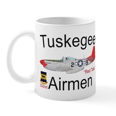 WH1DEL Tuskegee Airmen P-51 Coffee Mug