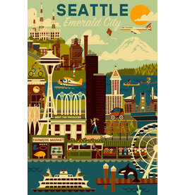 Keychain: Seattle Emerald City ✈️