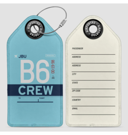 WHAT-2 B6 Crew Luggage Tag