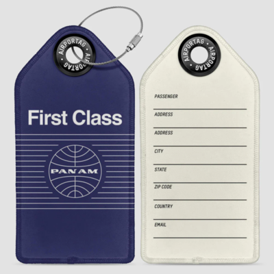 WHAT-2 Pan Am First Class Luggage Tag