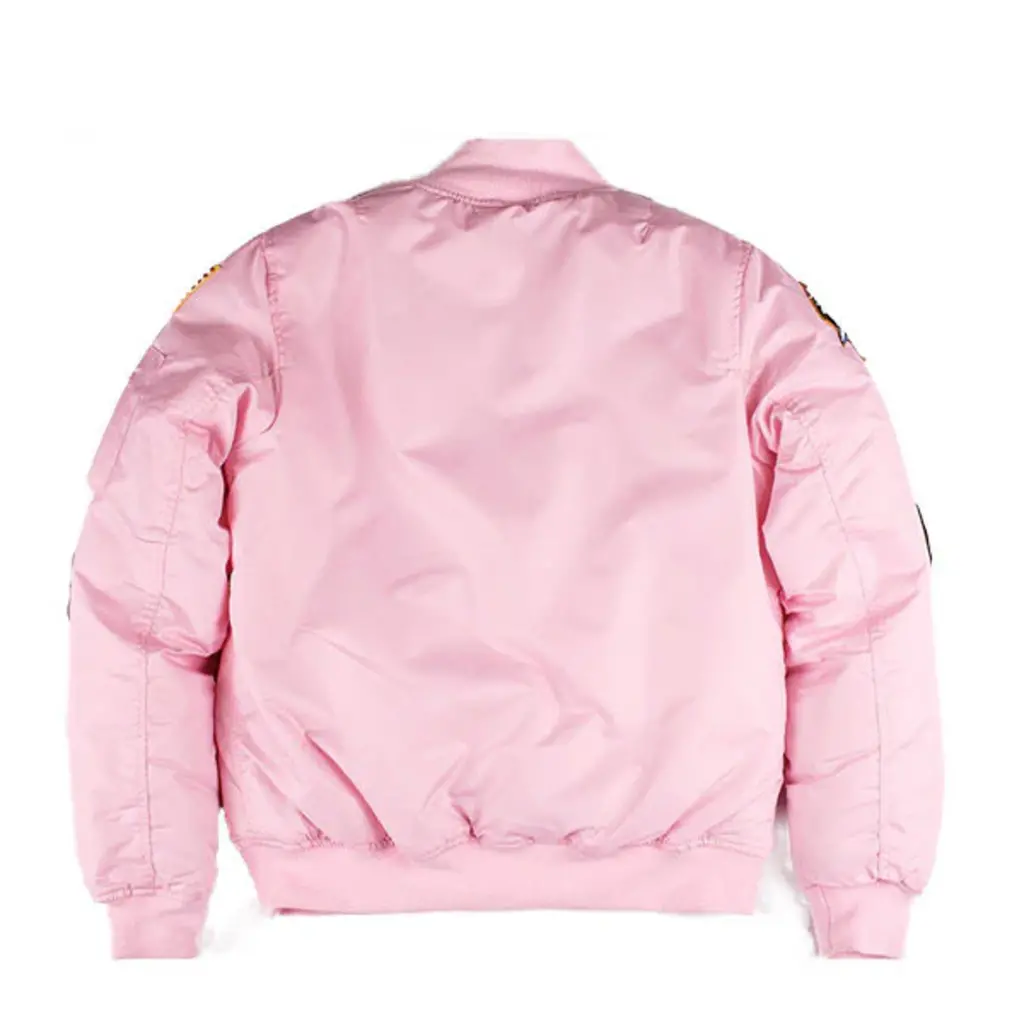 Womens MA-1 Flight Jacket Pink