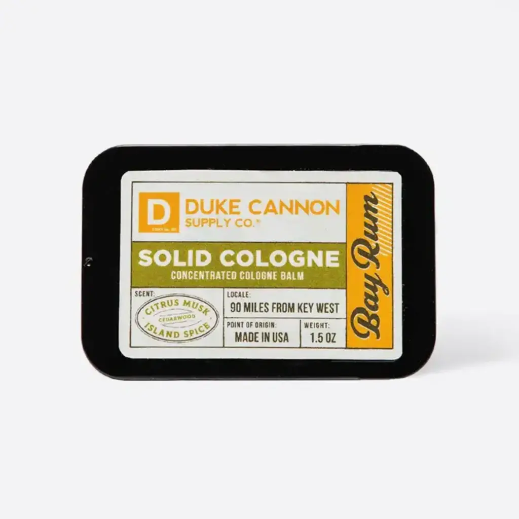 1DC- Duke Cannon Solid Cologne -Bay Rum