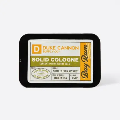 1DC- Duke Cannon Solid Cologne -Bay Rum