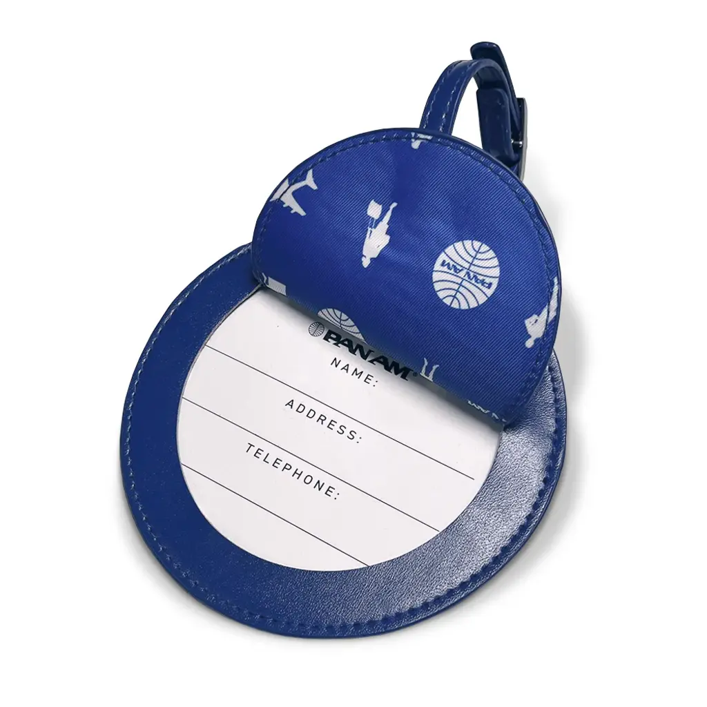 WHMS- Pan Am Classic Circle Luggage Tag
