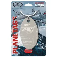 Plane Tag Lockheed L-749A Western Grey Belly