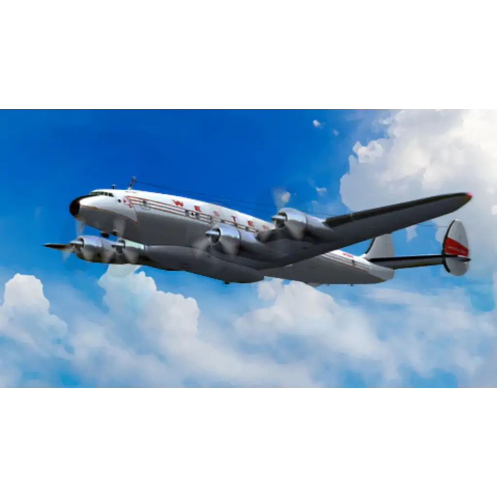 Plane Tag Lockheed L-749A Western Grey Belly