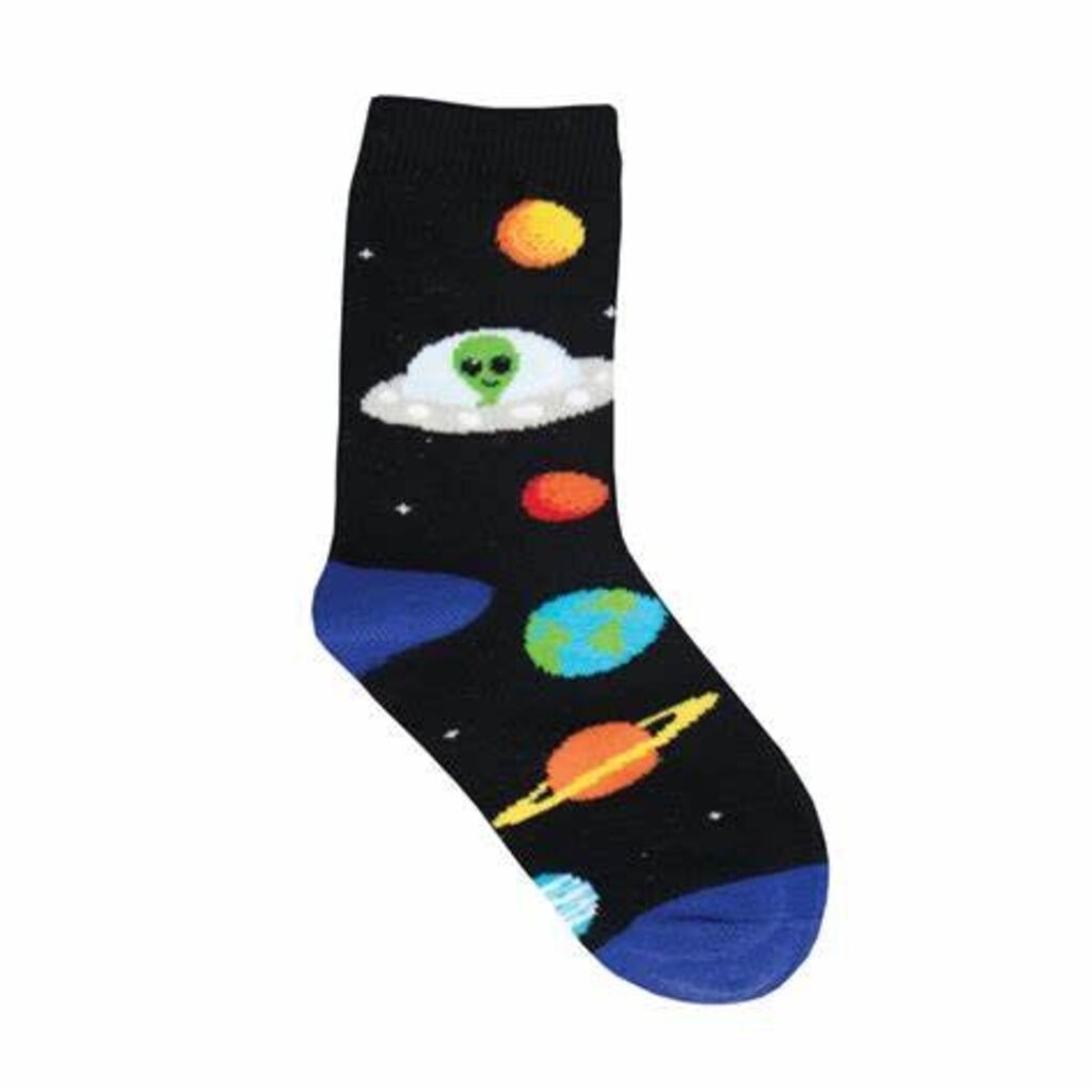Space Race Kids Socks