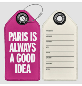 WHAT-2 Paris is Always a good Idea Luggage Tag