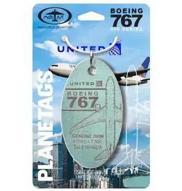 Plane Tag United Boeing 767
