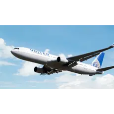 Plane Tag United Boeing 767 Bare Metal Green