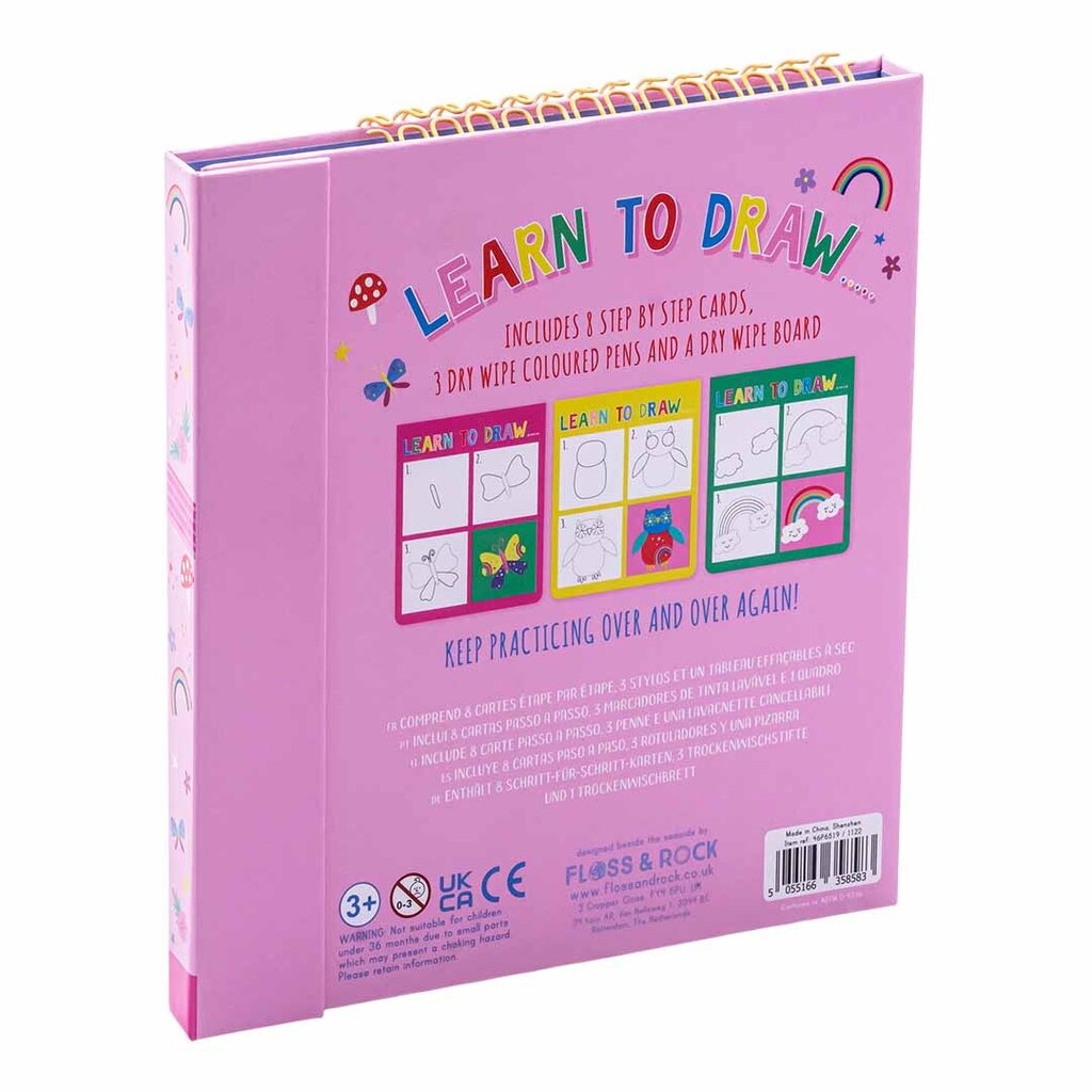 WHF&R Rainbow Unicorn Learn to Draw