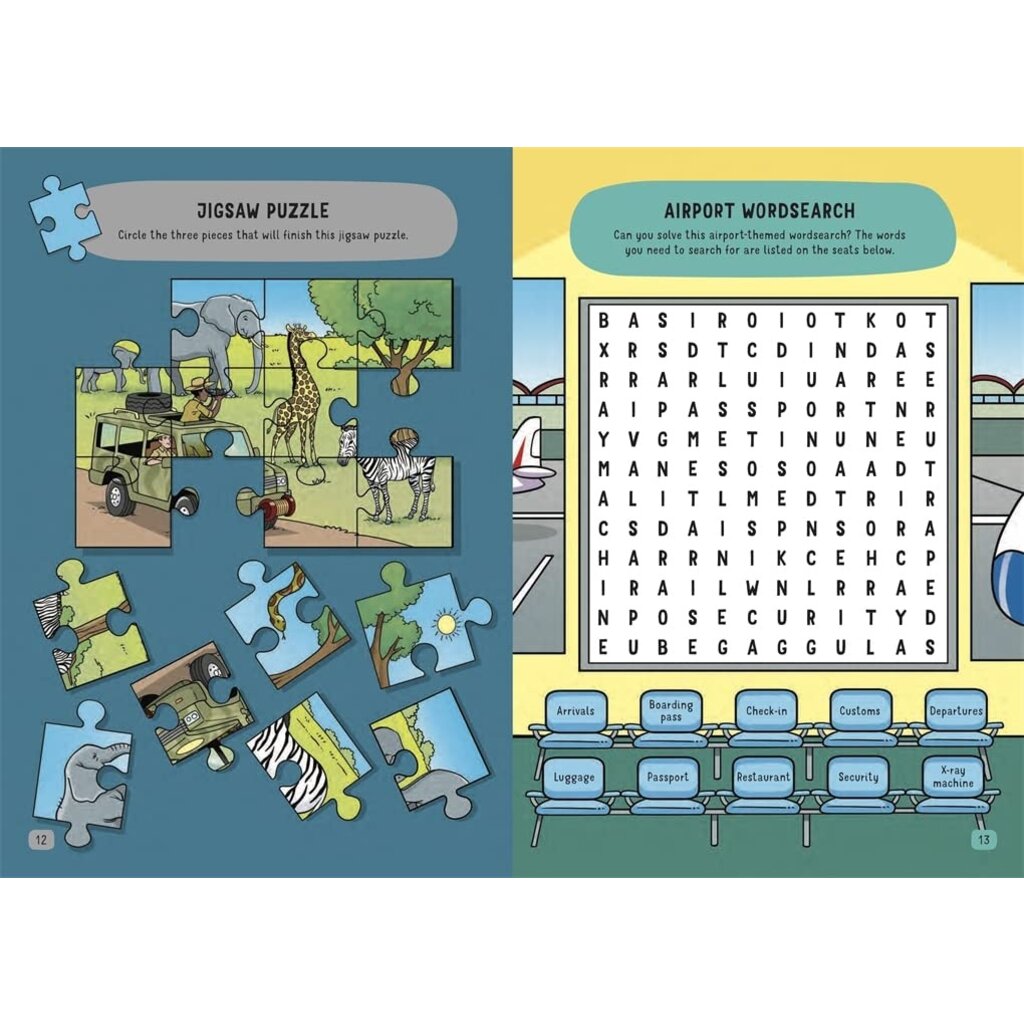 WH1CCS- Travel Games on the Go Activity Book