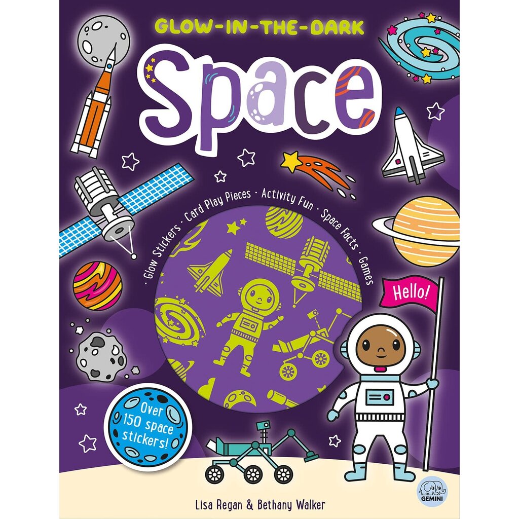 Space Glow in the Dark Sticker Book