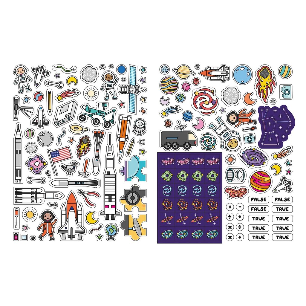 Space Glow in the Dark Sticker Book