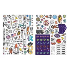 Space Glow in the Dark Sticker Book