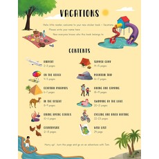 Sticker Book:  Deluxe Sticker Book- Vacations
