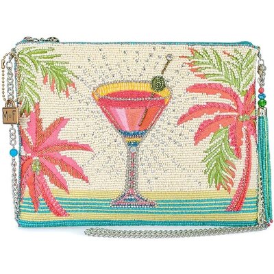 WH1MF- Mary Frances Cell Phone Crossbody - Palm Paradise