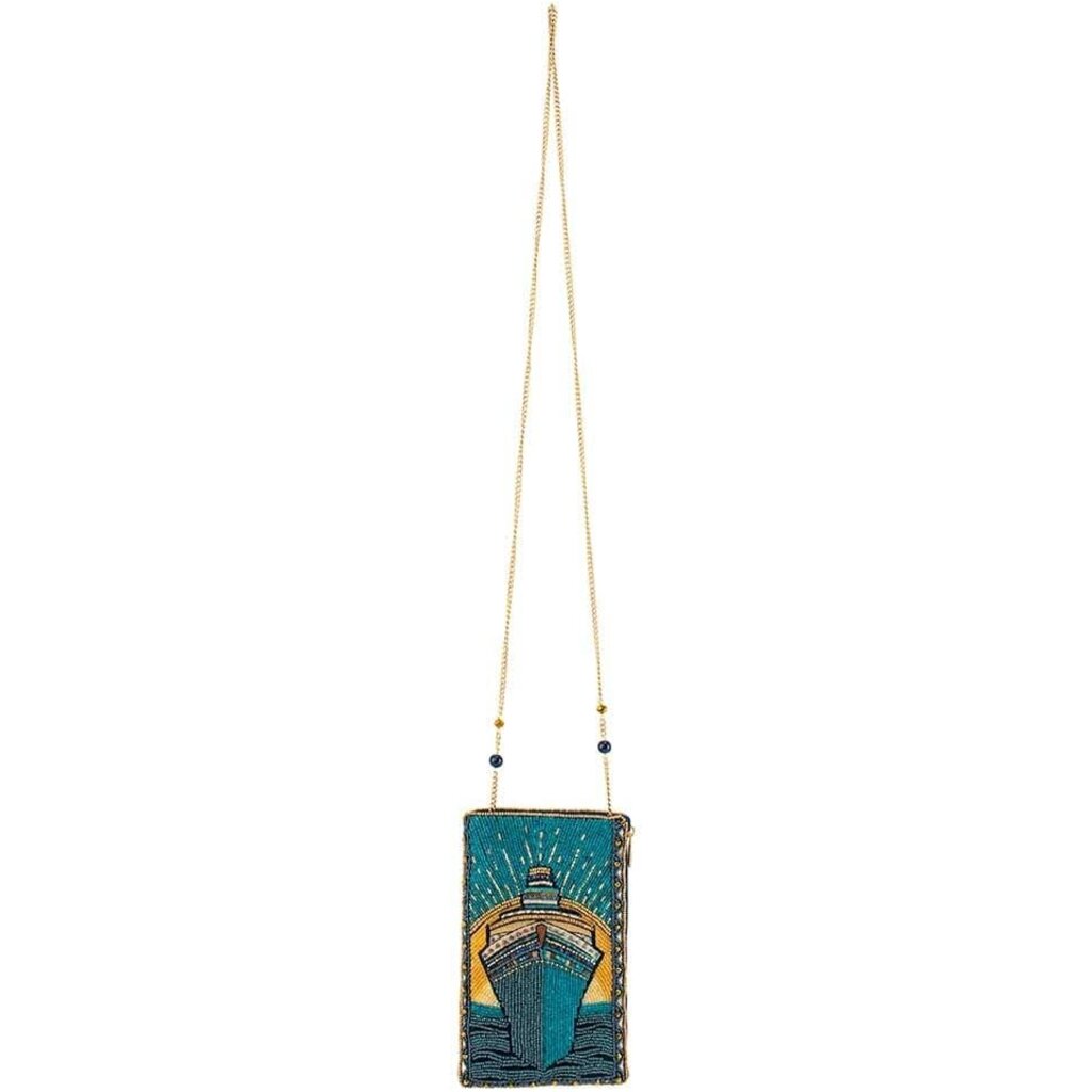 WHMF- Mary Frances Cell Phone Crossbody - Midnight Cruise
