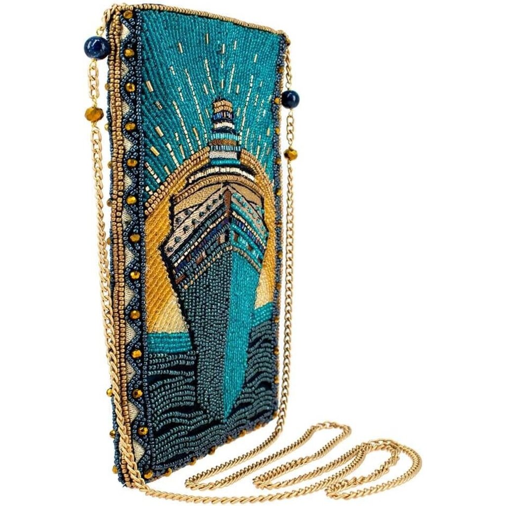 WHMF- Mary Frances Cell Phone Crossbody - Midnight Cruise