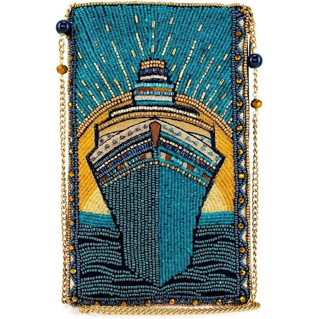 WHMF- Mary Frances Cell Phone Crossbody - Midnight Cruise