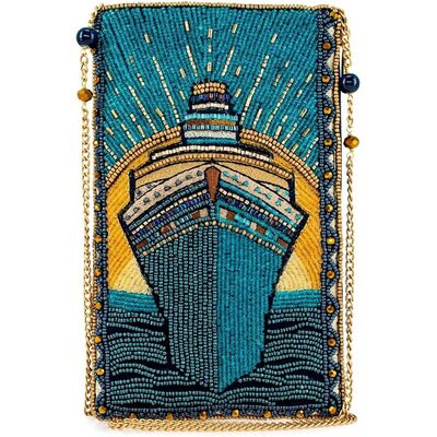 WHMF- Mary Frances Cell Phone Crossbody - Midnight Cruise