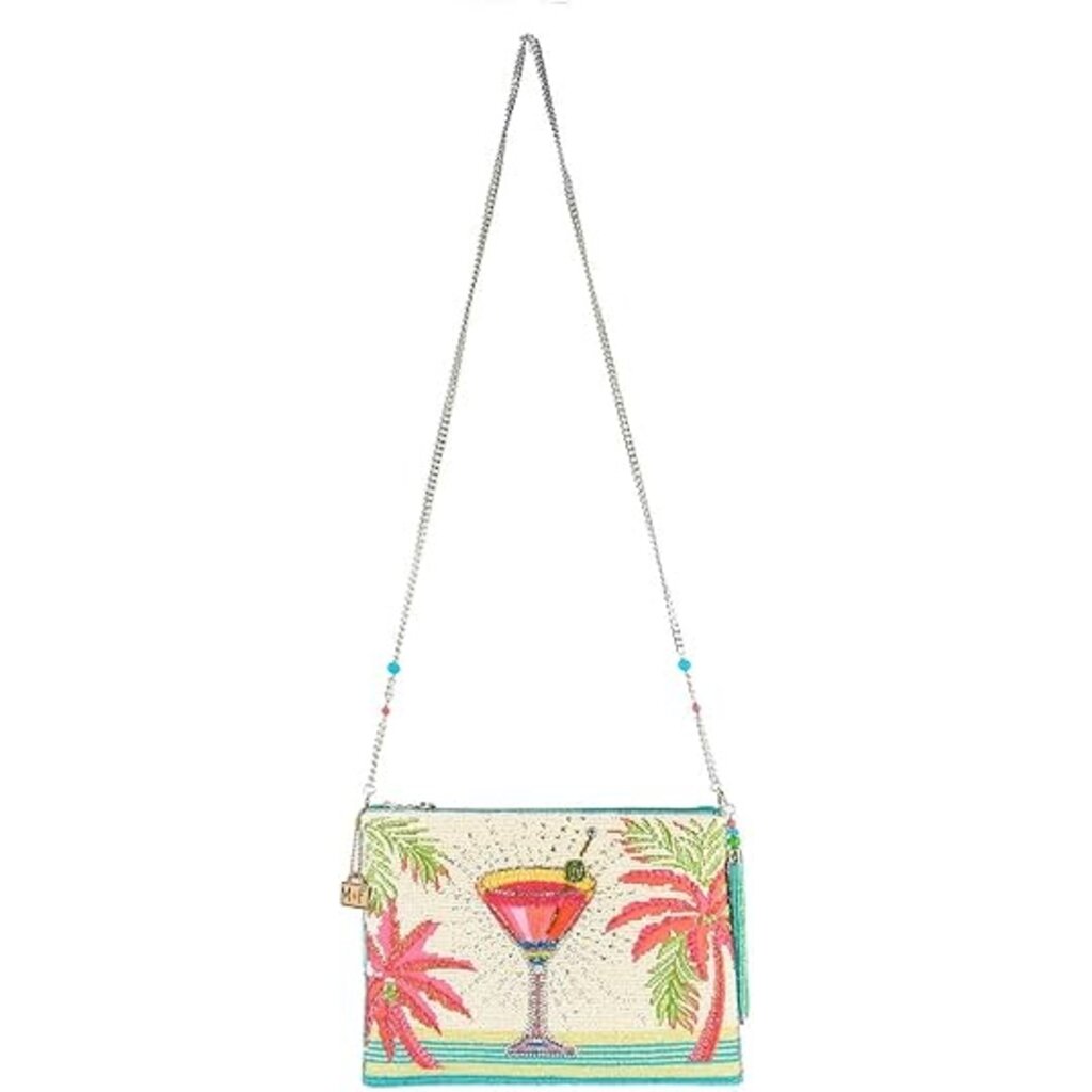 WH1MF- Mary Frances Cell Phone Crossbody - Palm Paradise