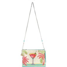 WH1MF- Mary Frances Cell Phone Crossbody - Palm Paradise