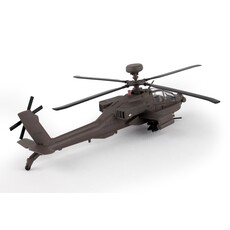 AH-64D Apache Longbow Postage Stamp Model
