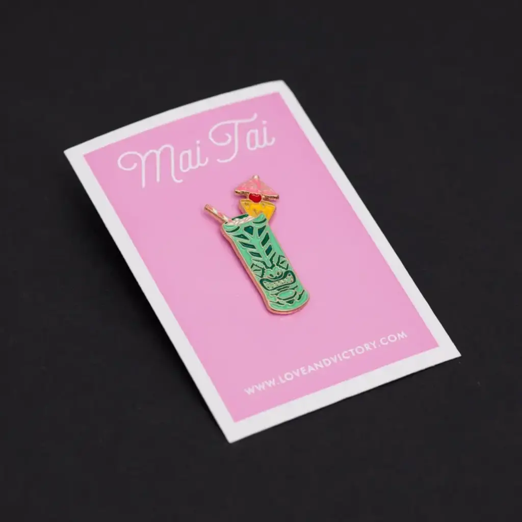 WHLV- Mai Tai Cocktail Pin