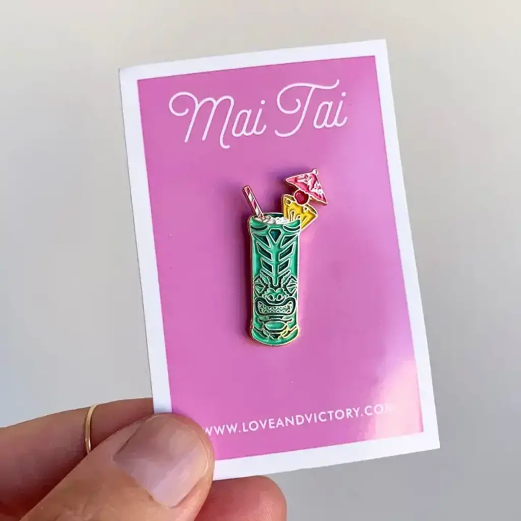 WHLV- Mai Tai Cocktail Pin