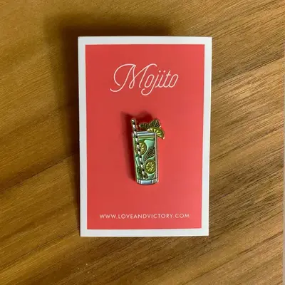 WHLV- Mojito Cocktail Pin