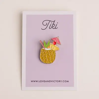 WHLV- Tiki Cocktail Pin