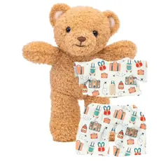 WHZNB- Zippy the Bear + Zippy Carry-on Cubs Pj's