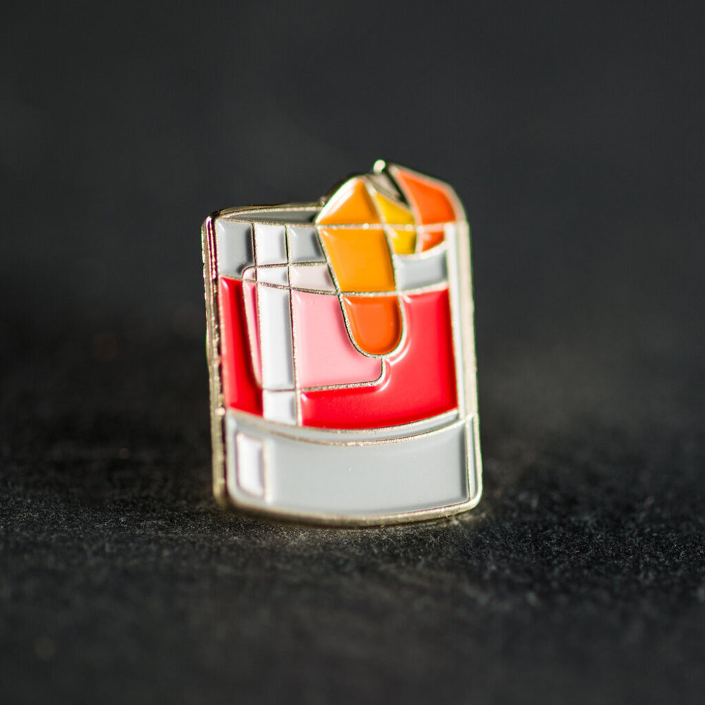WHLV- Negroni Cocktail Pin