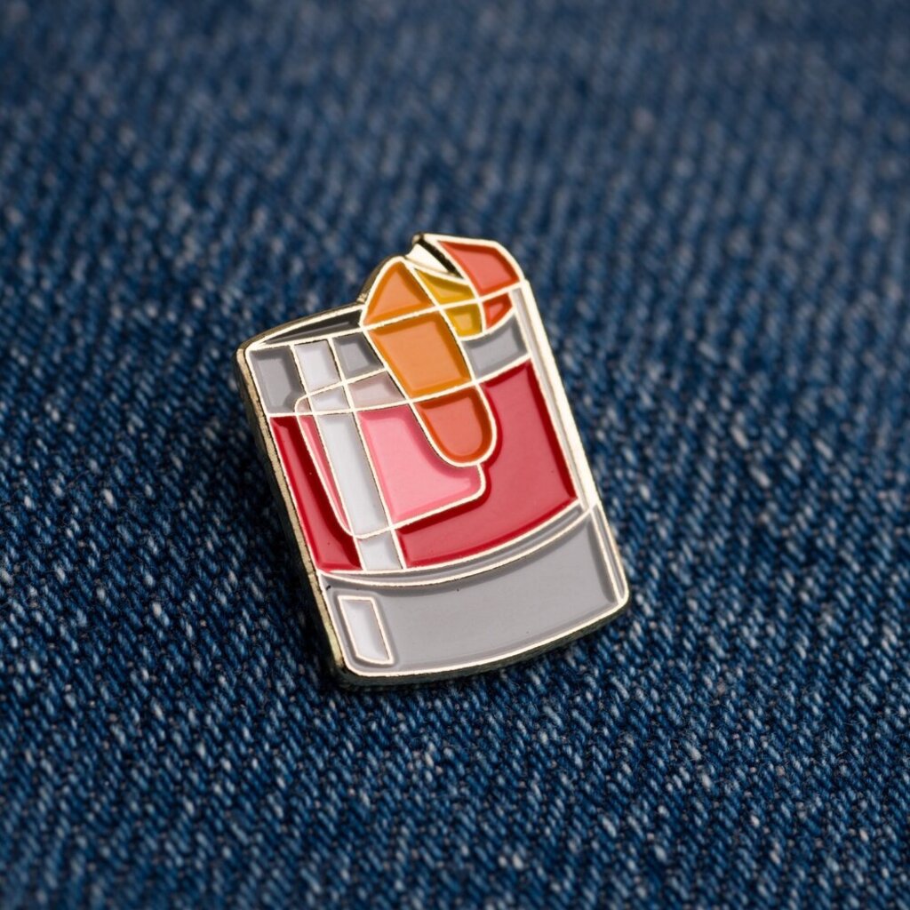 WHLV- Negroni Cocktail Pin