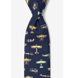 WHAN- Vintage US Warplanes Necktie Navy