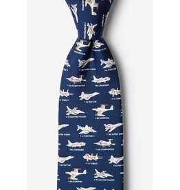 WHAN- American Fighter Jets Necktie