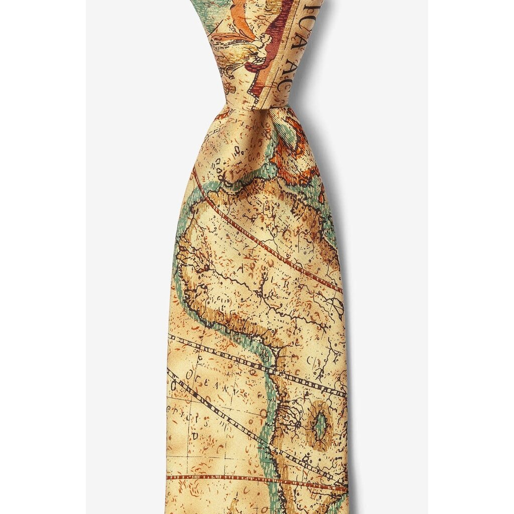 WHAN- Old World Exploration Necktie