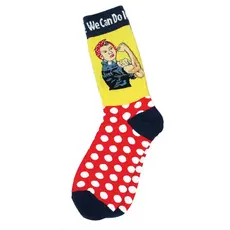 Rosie The Riveter One Size Fits Most Socks